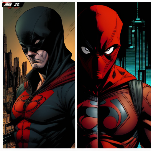 comic book art, REDHOOD, highly detailed, in the style of Stan Lee --ar 1:2 --stylize 700 --weird 3...