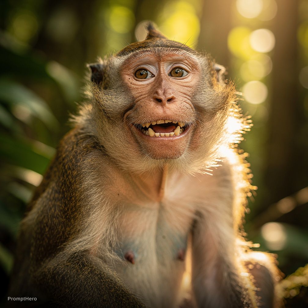 happy monkey