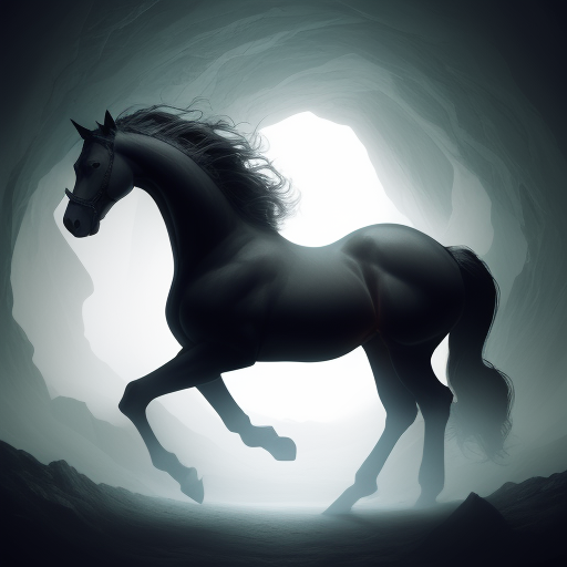 Horse in abyss