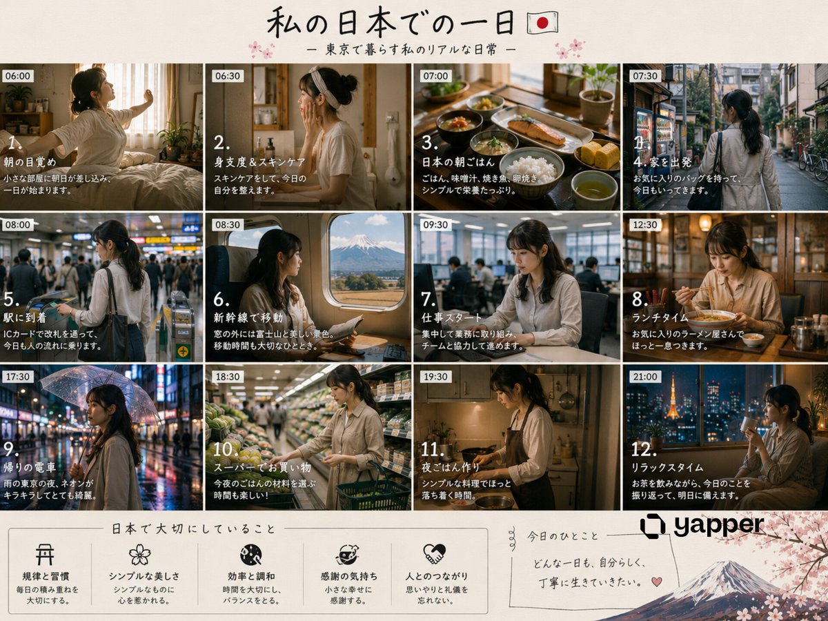 Tokyo Lifestyle Documentary Video Prompt