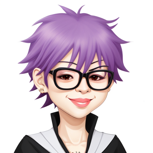 Ako Kamo caricature  --niji 5