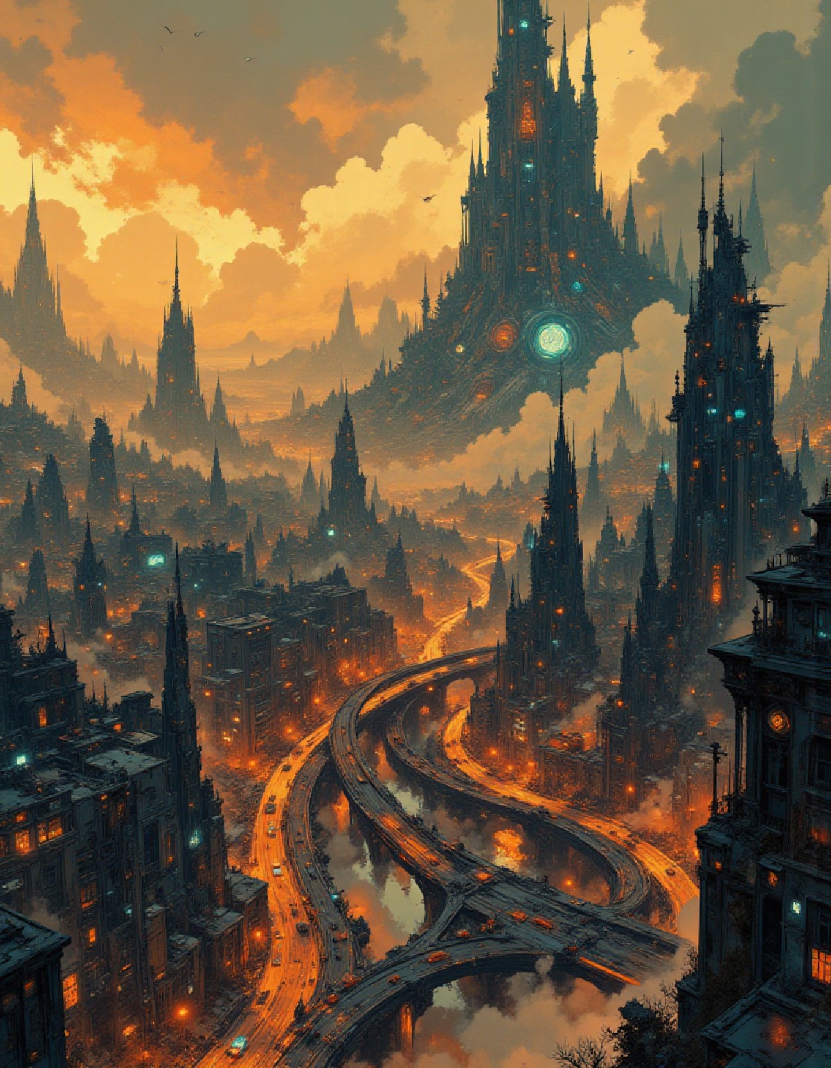 vintage  Fancha style   in the style of ff-td