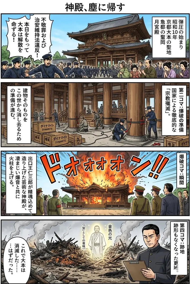 历史寺庙拆除场景