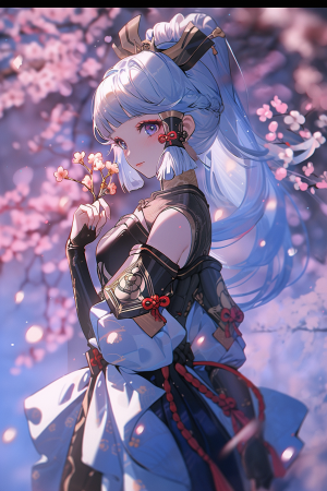 The Fullbody elegant artwork of a graceful manga character, Manga romance, serene expression, elegan...
