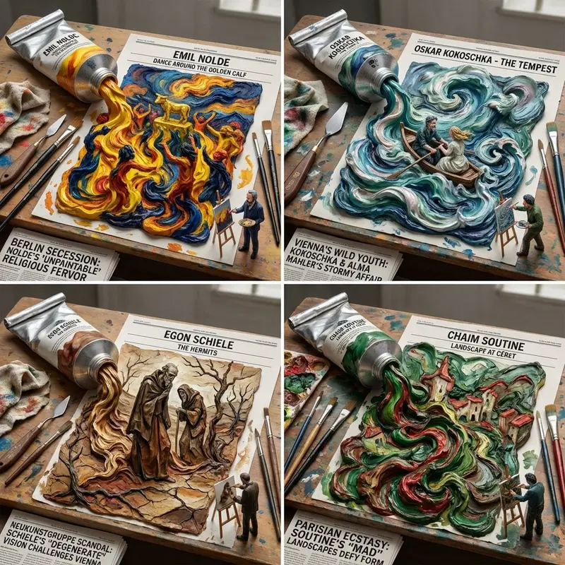绘画推荐系统版本 0.1：分析《呐喊》及其类似风格的艺术家作品