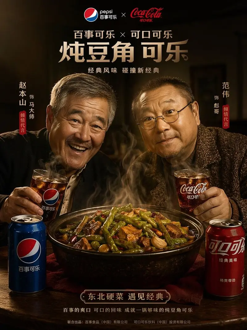电影感餐饮海报