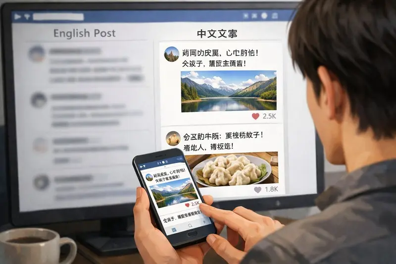 Dual-Screen Social Feed