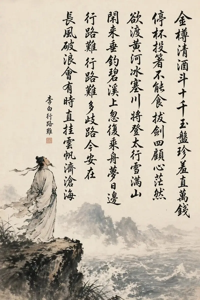 Chinese Calligraphy Scroll