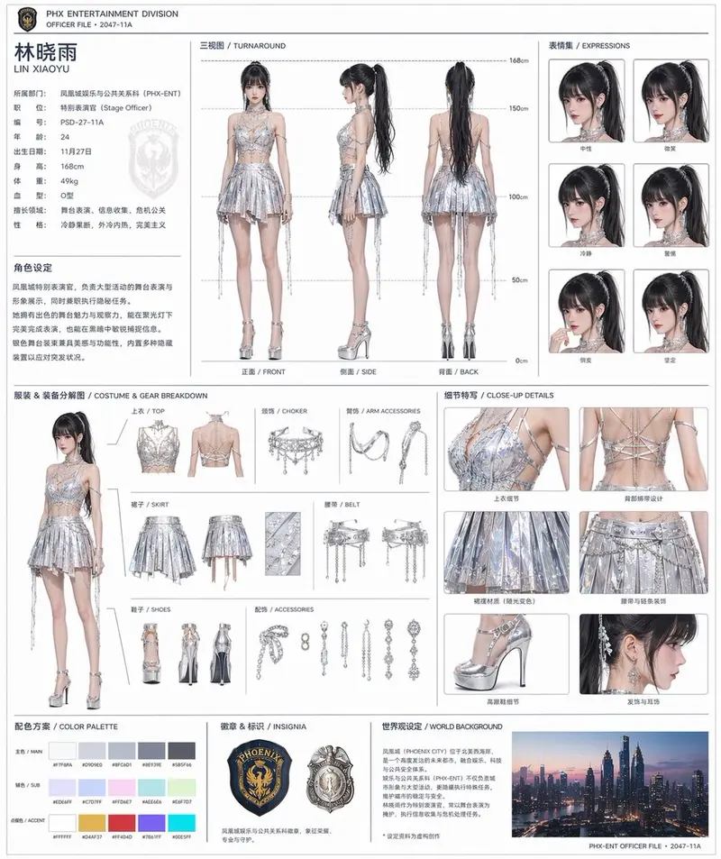 Official Character Reference Sheet