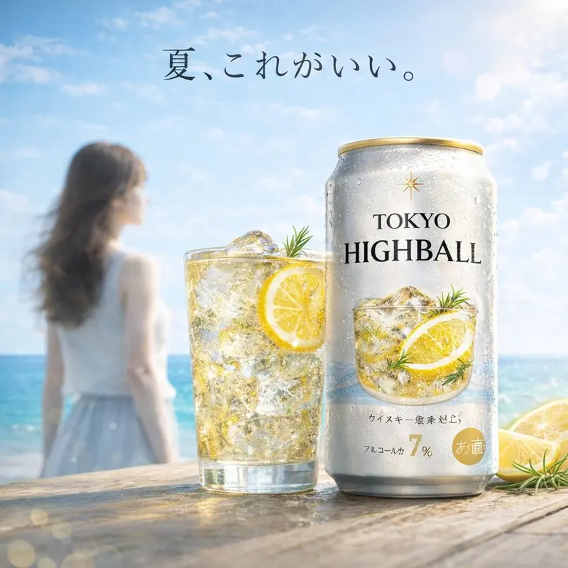 夏季海滩饮品